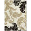 Tapis ivoire à motif floral-17429648