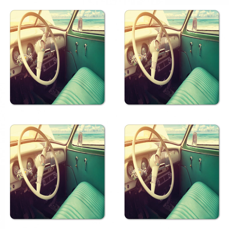 Square 4 Piece Coaster Set