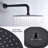 10" Round Shower Head Pressure Balanced Shower Faucet System With Handheld Spray-113050770
