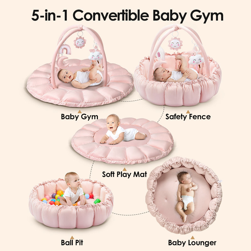 Tapis de jeu pour bébé 4-en-1 Baby Gym