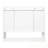 Wall-Mount Mirror Cabinet with Open Shelf