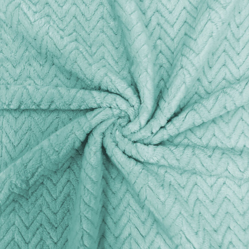 Quilted Throw Blanket, Blue