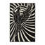 Tapis moelleux moelleux et moelleux noir Art Deco Phoenix - reliure noire-431320412