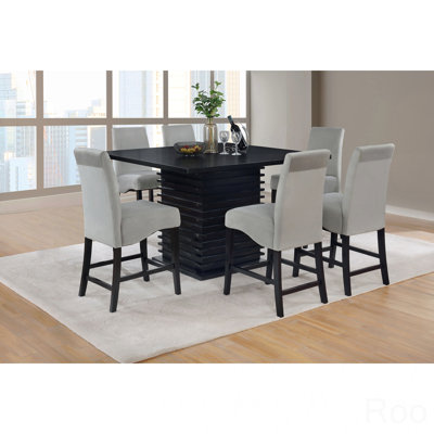 7-Piece Dining Set, Basic Rectangular Design For Dining Room