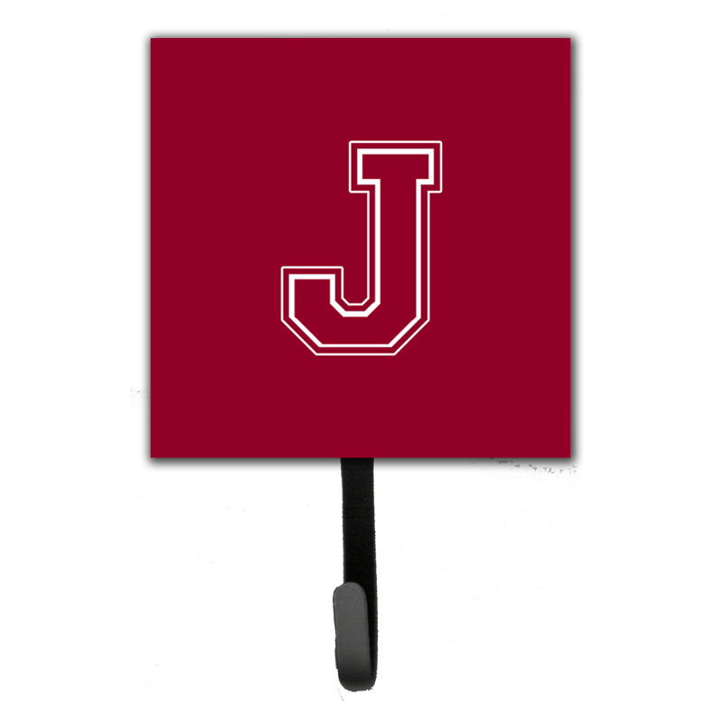 Porte-laisse de monogramme et crochet mural, J