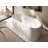 LIDO 66" Freestanding Thermal Air Solid Surface Bathtub-101574028