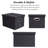 Internet's Best Collapsible File Storage Fabric Box -474150551-442199525