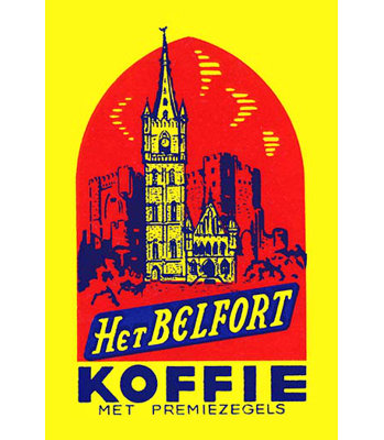 Her belfort koffie-impression publicitaire