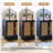 57.7''W Modern 4 Door Wood Rattan Buffet Sideboard Storage Cabinet-2053567872