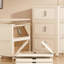 4 armoires de rangement pliantes blanches avec porte magnétique - 19,91 po x 12 po x 40,97 po pour la chambre à coucher, le salon, la cuisine, le dortoir étudiant en plastique, les roues, sans odeur 19,91 po et pour de multiples réglages