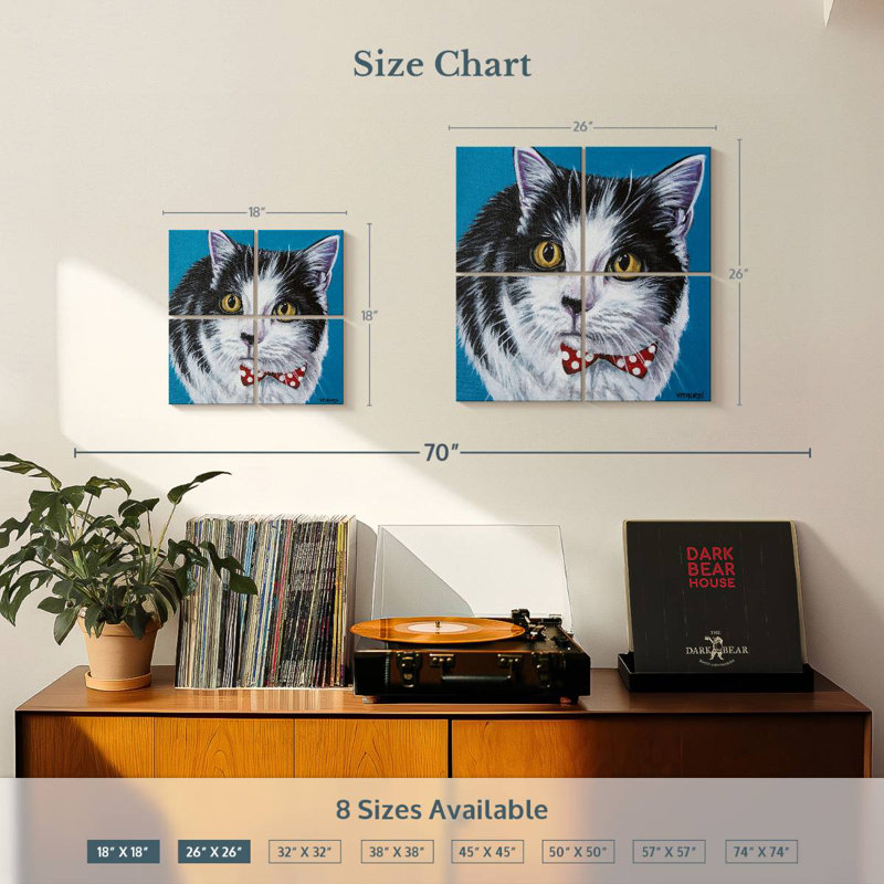 Brampt Classy Cat I, 26'' H x 26'' W