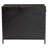 Baxton Studio Benton Vintage Black Canvas 4-Drawer Storage Cabinet