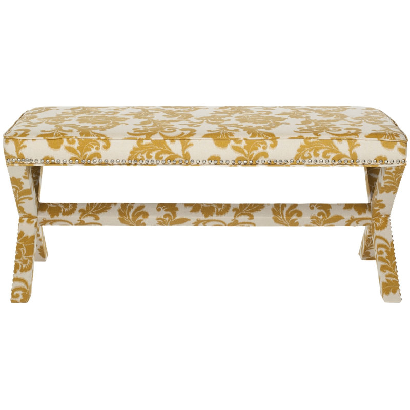 Banc en bois massif Keldah, Maïs