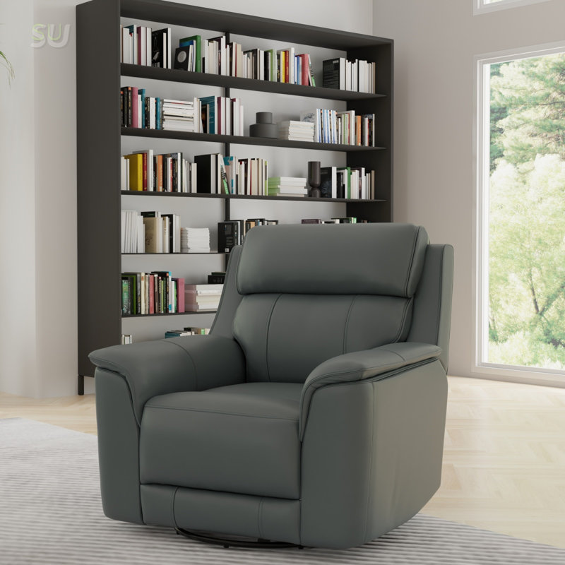 Oslo Manual Glider Recliner With Swivel, Recline, And High-Density Foam For Ultimate Comfort And Durability, Recliner