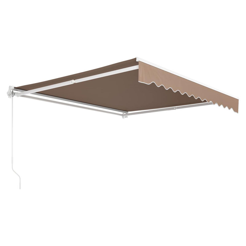 Brayden Studio 300cm W x 250cm D Polyester Cover Retractable Patio Awning
