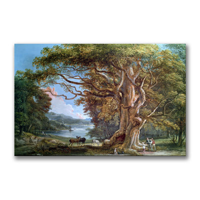 « an antique hêtre tree, 1794 » par paul sandby, reproduction d’art sur toile