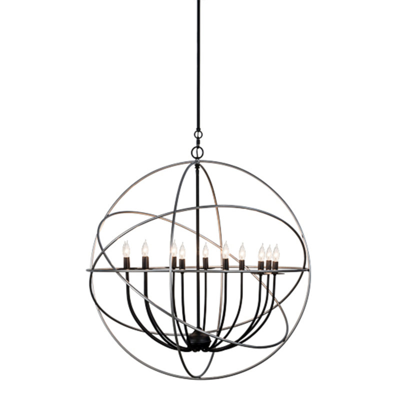 Lustre sphérique 12 lumières Straley