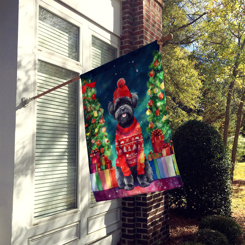 Double Sided Polyester Christmas, 40'' H x 28'' W