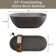 63" Luxury Engineered Solid Surface Bathtub