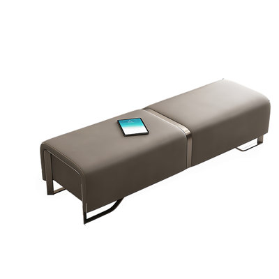 Severen Leather Match Upholstered Bench