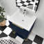 Meuble-lavabo simple 24 po avec plateau en résine Babbin-1796956049