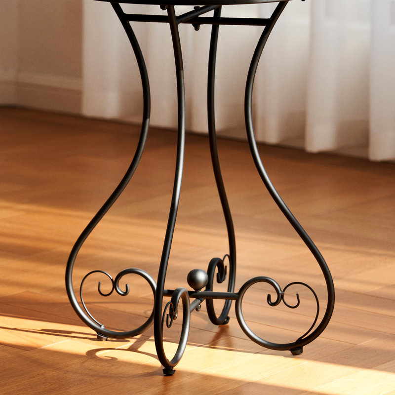Table d'appoint Aleesia, Bleu