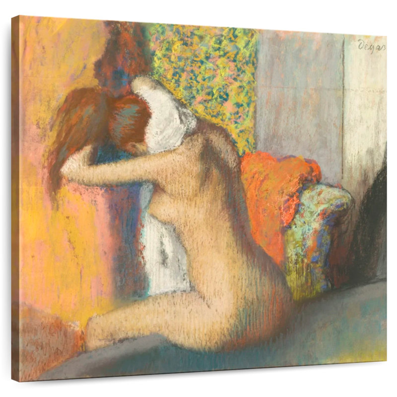 Leisha après le bain - 1898, H 16 po x l 16 po