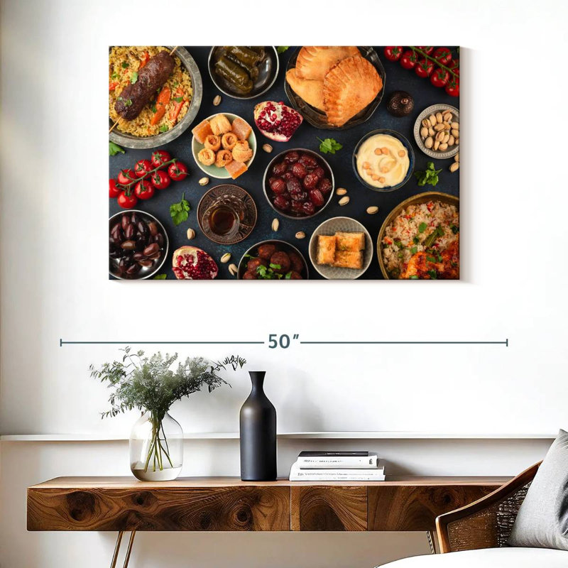 Ramadan Iftar Feast, 26" H x 39" W