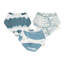Crane Baby Nautical 3pc. Bib Set - Caspian Collection
