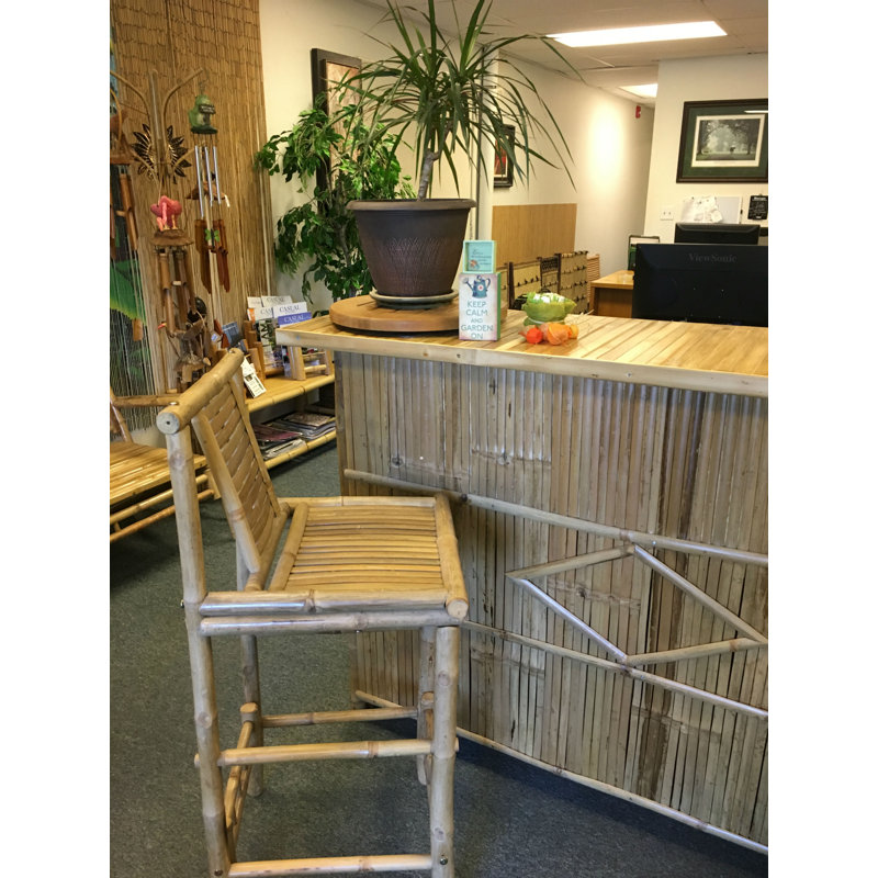 Tabouret en bois massif de 30 po