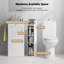 Armoire de rangement mince pour salle de bain avec tiroirs et boîte à mouchoirs