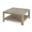 Square Coffee Table With Storage,Light Ash
