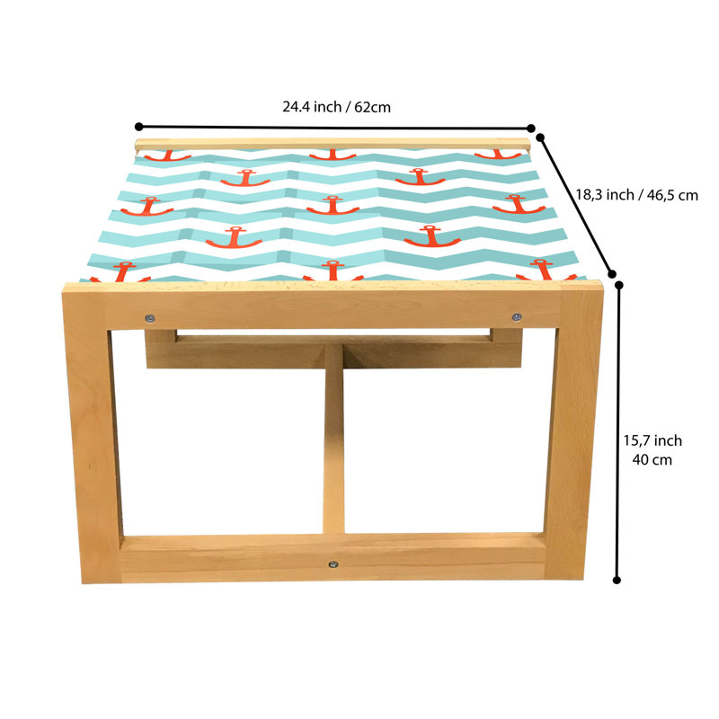 Jamarya Sled Coffee Table, 62cm H x 46cm W x 40cm D