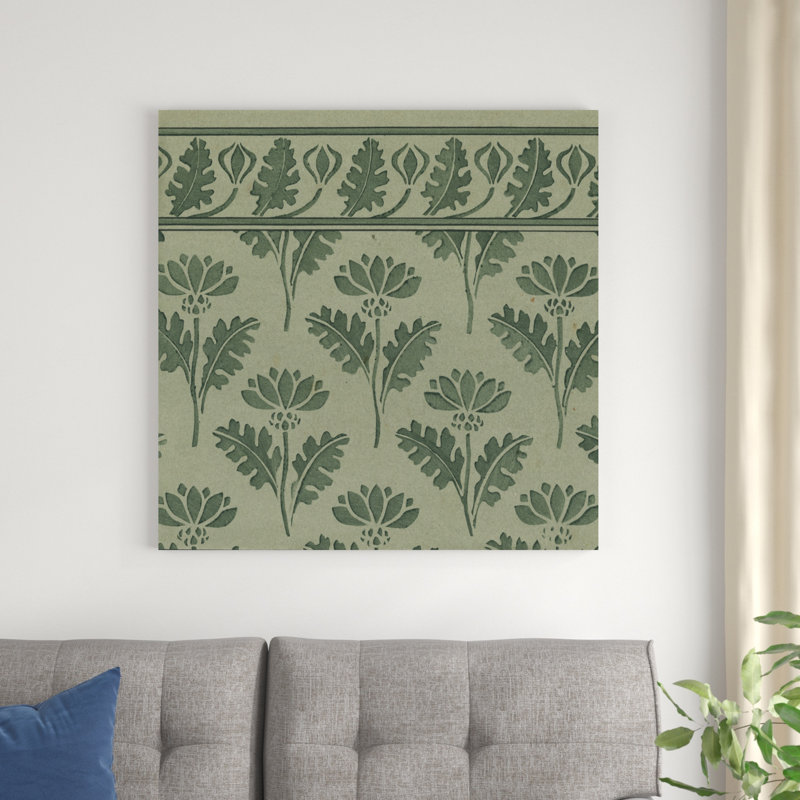 Nouveau motif textile VII, H 36 po x l 36 po x P 1,25 po