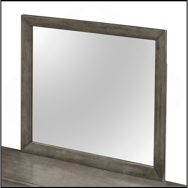 Miroir mural Contemporary, Gris