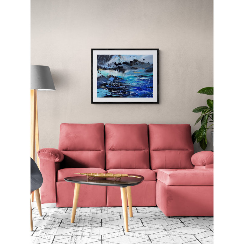 Neptune's Pleasure Print by Pol Ledent, Black Framed Paper, 25.25" H x 31.25" W
