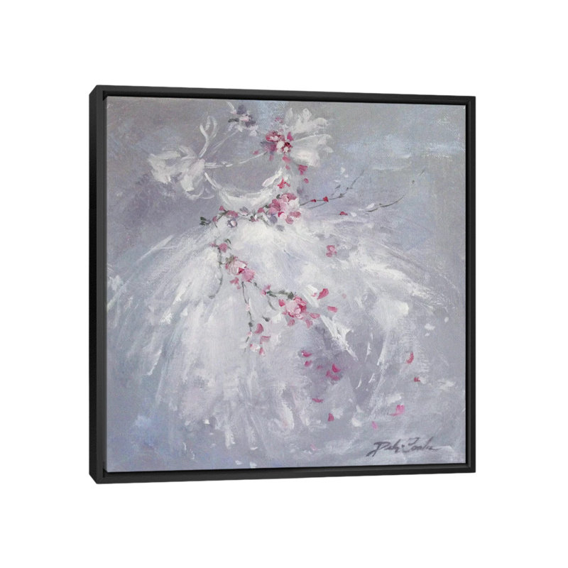 " Windswept " by Debi Coules, 18" H x 18" W x 1.5" D, Black Framed Canvas, No Mat