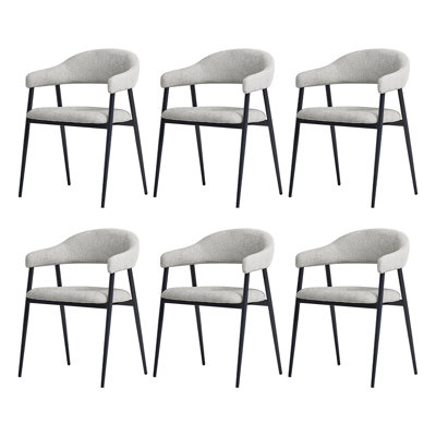 Remedios Modern Dinning Chair With Metal Legs