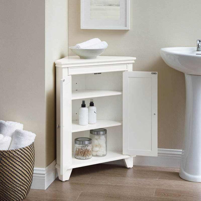 Caree Accent Cabinet, White
