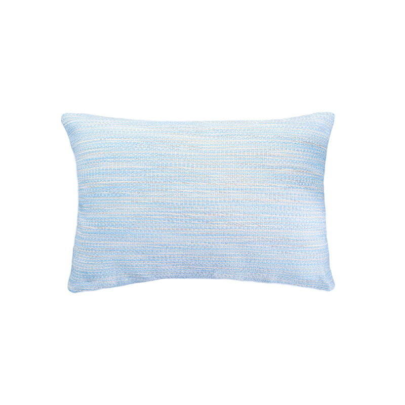 Bay View Blue Rectangular Indoor Outdoor Pillow