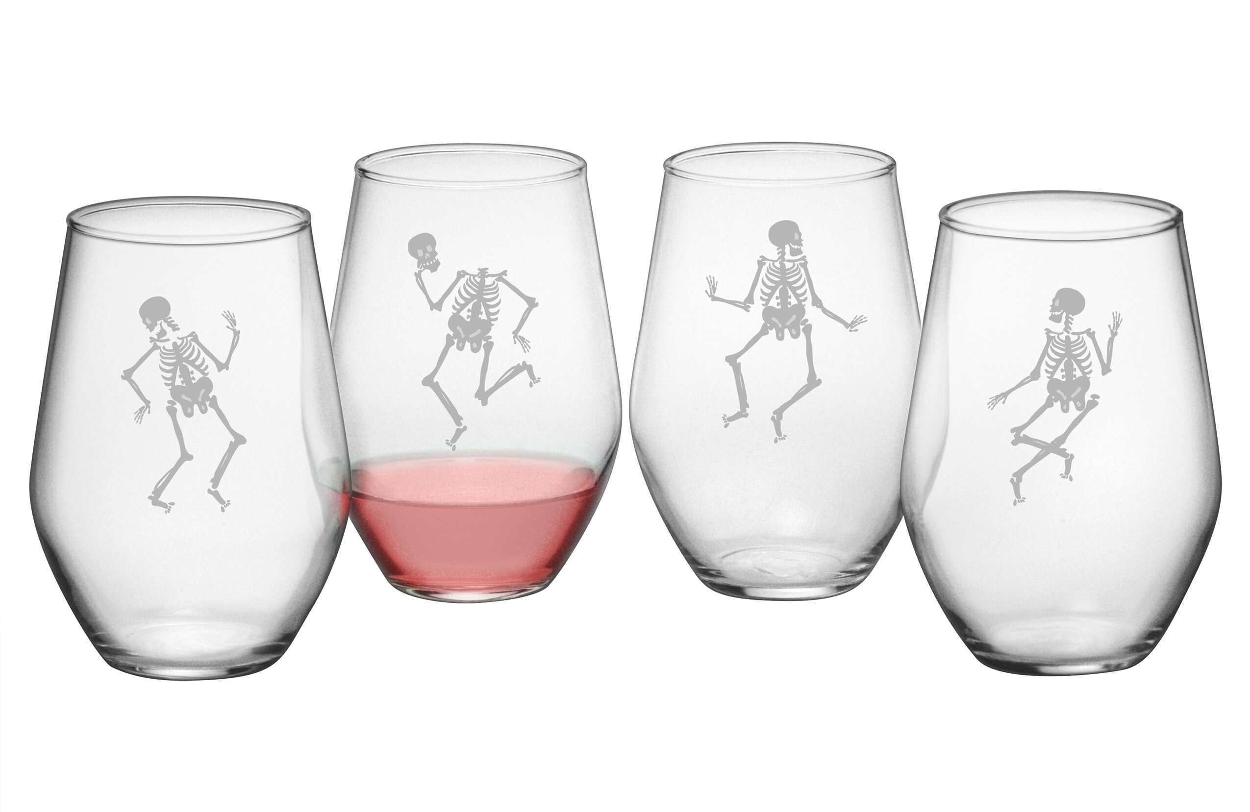 Holiday 4-Piece Wine Glass Set