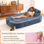 Upholstered 48.61 " Linen Sofa Bed