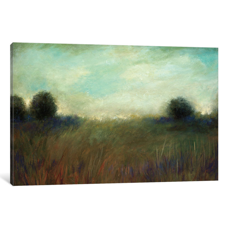 " Listen To The Wind Blow " by Wani Pasion Painting Print, 12" H x 18" W x 1.5" D, Wrapped Canvas, No Matte
