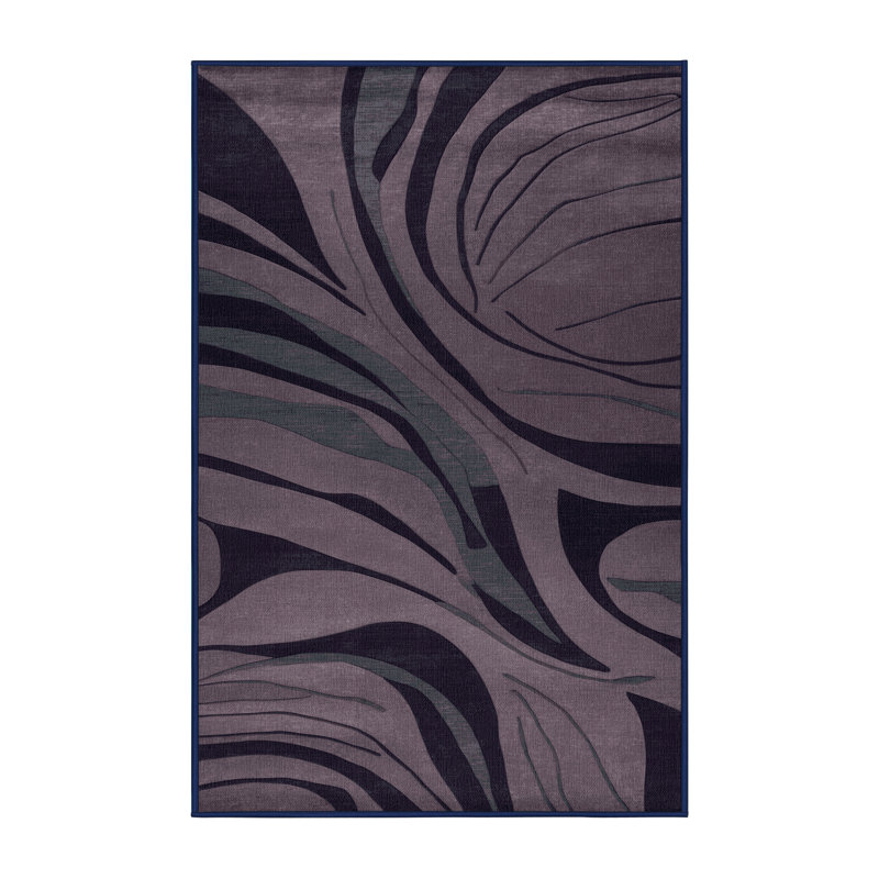 Tapis mauve lavable à la machine, Rectangle 2 pi x 3 pi