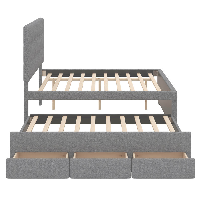 Full Size Upholstered Platform Bed
