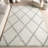 Darryll Moroccan Shag Performance Off-White Area Rug-1870517290