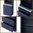 83.7" Modern Farmhouse Tall Kitchen Pantry & Buffet Cabinet with Faux Marble Top, 5 Storage Drawers, Adjustable Shelf, Blue-1175407808