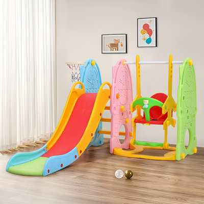 Toddler Swing & Slide Playset