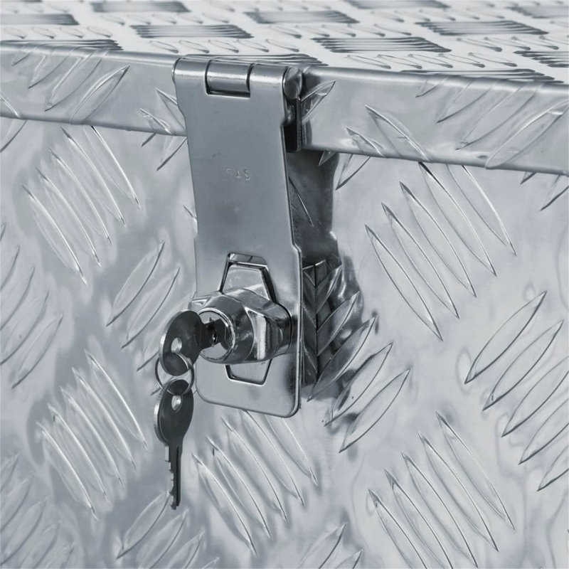 Ailene Aluminium Garden Box 90.5X35x40 Cm Silver