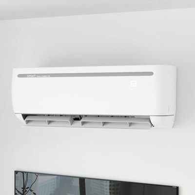 110V 12000 BTU Ductless Mini Split AC For 750 sq.ft With Remote & Smart Control